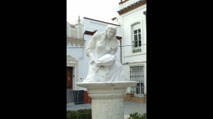 Escultura de cerámica hecha a mano para jardín