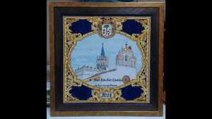 Placa en cerámica artesanal